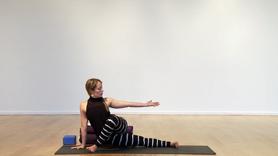 This half hour flow dives straight into the psoas muscle opening our hips, lower back as well as strengthening and stabilizing. Peak pose is Eka Pada Rajakapotasana II.