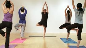 Ananda - sanskrit for bliss or blissful. Our yoga practice allows us to reduce stress by reuniting breath, body, mind and heart back into a state of peace or bliss within. A gentle warm up leads us into a multiple Standing Pose series including Warrior 2, Extended Side Angle and Triangle. Also includes a brief tutorial on Ardha Chandrasana (Half Moon). Emphasis on being at peace with where you are at within the pose and in your practice. Continues with a combination of Standing Leg Balance, Hip Opener and Thigh Stretches. Concludes with Back Bends, Supine Spinal Twists and Savasana.