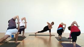 Only have a half hour but want that feeling of a hot and wonderful flow? This one is for you! 20 minutes of non-stop flow and core work with a sweet hip opening cool down.