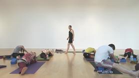 This is a practice style class of timed Forward Bends and Hip Openers (standing, seated, and supine). This is a great class for when you need to slow down, ground and introspect. Class concludes with a short meditation after savasana.     