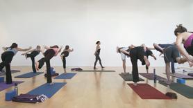 Just like falling asleep, the moment we fall into meditation is magical.  Through simple awareness and sustained focus, over time meditation can become a real tangible experience in the vinyasa flow practice.  This practice focuses on the internal leg action which is key to mastering our peak pose notorious warrior 3 (virabhadrasana 3).  We practice the action in sun salutations with crescent (surya namaskara) and particularly when raising a leg from down dog to step through.  Free time at the end of the class for either backbends, inversions or hip openers.  Lots of time to fall into a deep savasana also!