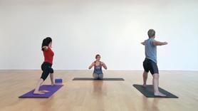A simple, grounding flow meant to help us feel stability both in our body and in our life. Great if you want a mellow practice with elements of strength. Sun salutations followed by a few standing poses and a headstand hold.