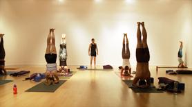 This class begins with a supported restorative pose (supta baddha konasana), progresses through timed forward bends and twists, to culminate in inversions (headstand and shoulderstand).  Great for a calming practice to balance strong practices on other days, or anytime you want to stretch deeply and ground and nourish yourself with the rejuvenative power of these poses.  Props: 3 blankets (or bolster and 1 blanket), 2 blocks, strap.