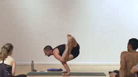 Stoke your fire in this stong class. Begin in standing inversions, headstand, handstand 'hops', some quick vinyasa (up dog-down dog), forward bends, and lotus work to prep and launch into a family of 4 hand balancings (Bakasana, Parsva Bakasana, Urdhva Kukkutasana, Parsva Kukkutasana). Wind down with a short shoulderstand and seated pranayama practice.  Come ready to work hard and have fun!
