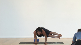 In this non-stop practice, we try to incorporate some of my favorite arm balances into one flow. Eka Pada Koundinyasana I & II, Dwi Pada Koundinyasana, Eka Pada Bakasana II (one-footed crow II) and Bakasana (crow/crane pose) make up our arm balances. Lots of core accompanied by a few handstands, as well as some strong flow make this flow a sweaty one! Get your arm balance on my fellow yogis!