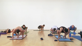 A fun, sweaty class with a variation on bhujapidasana flowing in a circular, mala pattern. This is a vigorous 2/3 class designed to give you a good rinse from the inside out.
