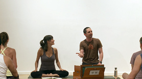Elena Brower Noah Maze joint yoga class