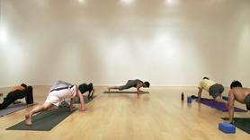 The New Year always brings new resolutions, but most likely your new resolutions are goals or ideas REFINED from the year before.Â  This class is geared towards REFINING and retouching the practice, getting back to the breath and refining the asanas via the breath and slow movements.Â  My goal for this class was to do a slower Dice class...hopefully I succeeded:) Either way, a yogi is always refining his or her practice and I'm always refining my sharing abilities with my fellow yogis.Â  Class includes modified Surya A, dancing warrior, handstands, lizard poses, pigeon prep (single pigeon), half-lotus in standing forward fold (ardha padma uttanasana) and hollowback handstands and forearm balance for backbends.Â  Happy New Year yogis!!!