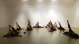 This ninety minute yin class includes both intense leg stretches such as the long-hold dragon lunge to stretch the muscles of the legs, hips and low back as well as some restorative stretches to release tension in the neck and shoulders. This practice is accompanied by humor and some blues-y singer-songwriter-driven sacred music by Ena Vie. Suitable for athletes who need some cross-training stretches, couch potatoes who need that jump-start to start to feel their body, Yoga beginners needing to develop more flexibility and people who need a good stress-releiving practice. 